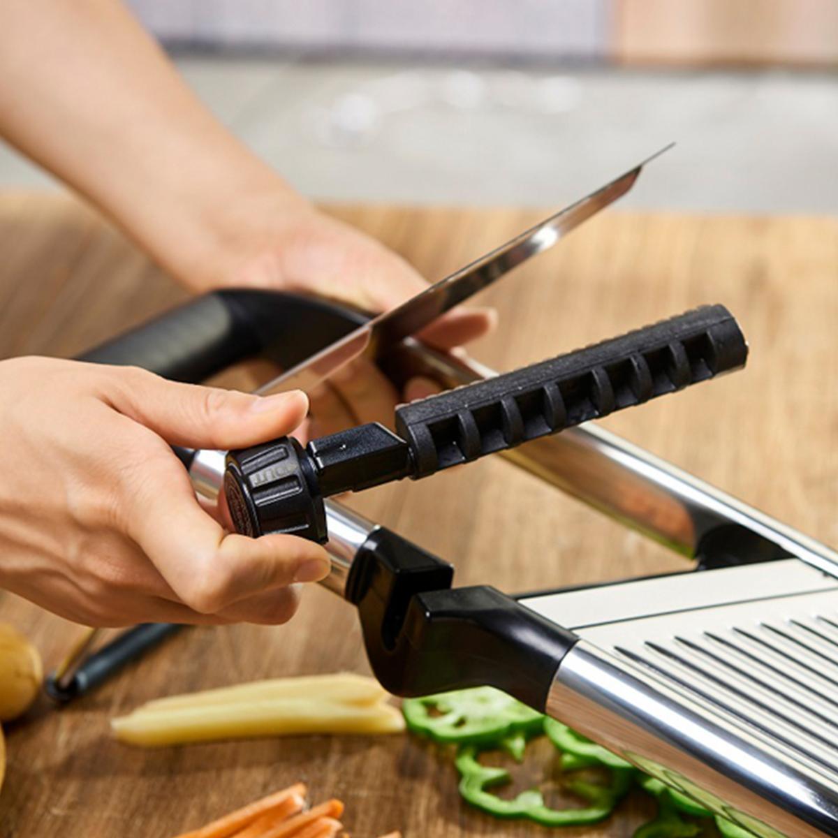 Mandoline professionnelle avec gants de protection