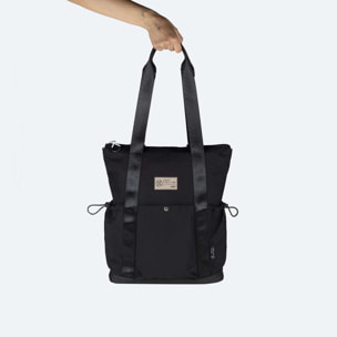 BOLSO RECYCLED X 2.0 TOTE BACKPACK BLACK