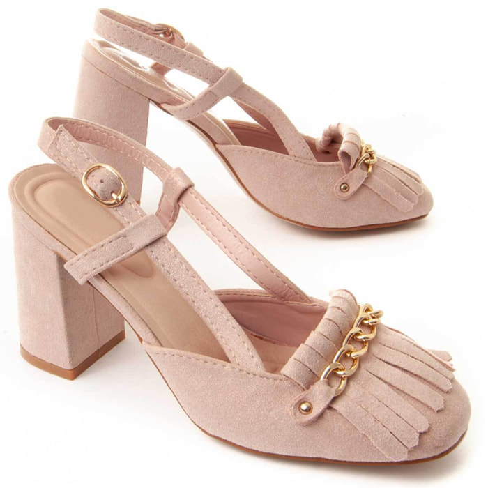Zapatos de Tacón - Rosa - Altura: 7 cm