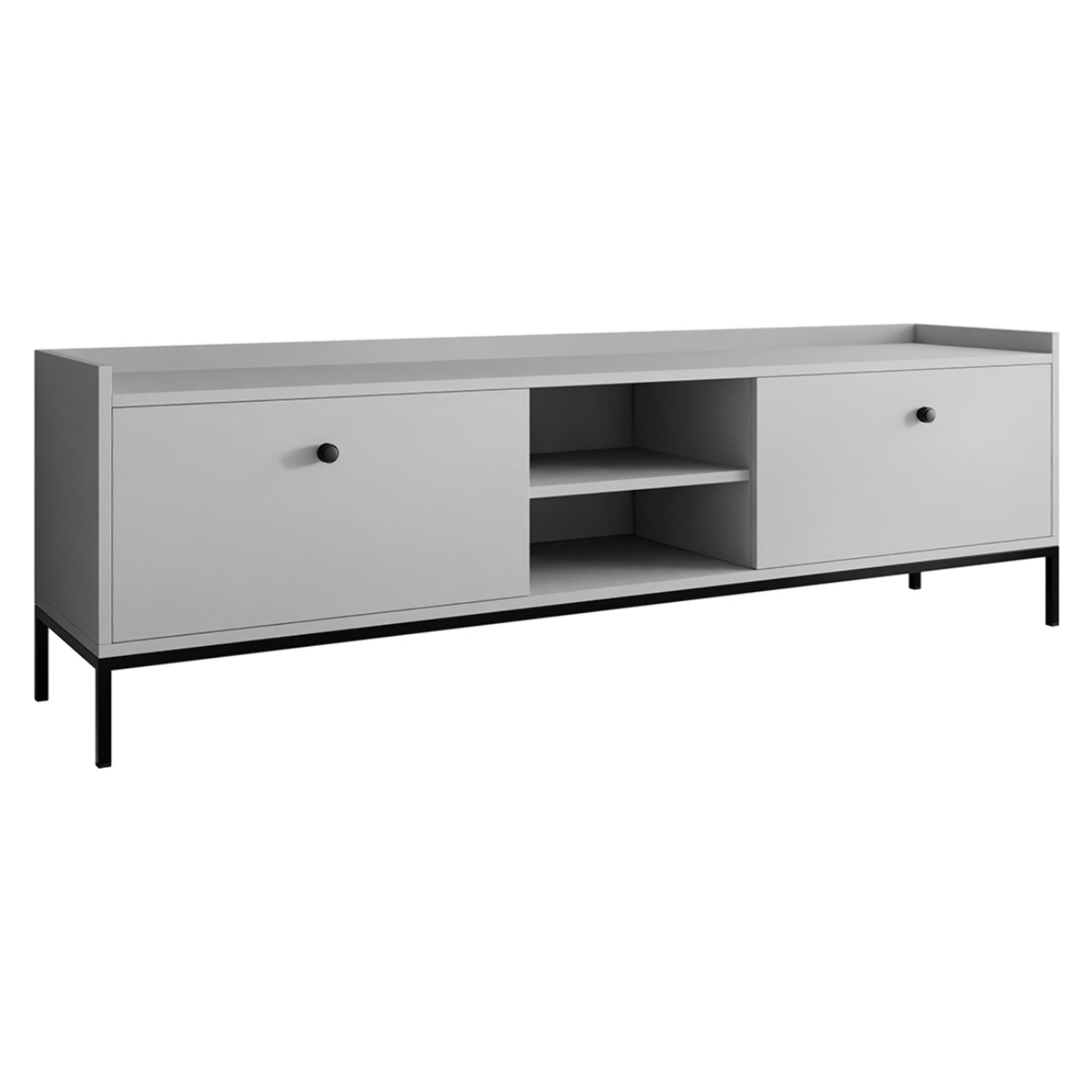 Filipo - meuble TV - 180 cm - Gris