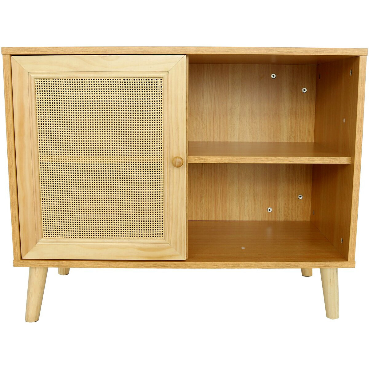 Buffet en bois "Iguane" - 80 x 40 x 66 cm - Marron