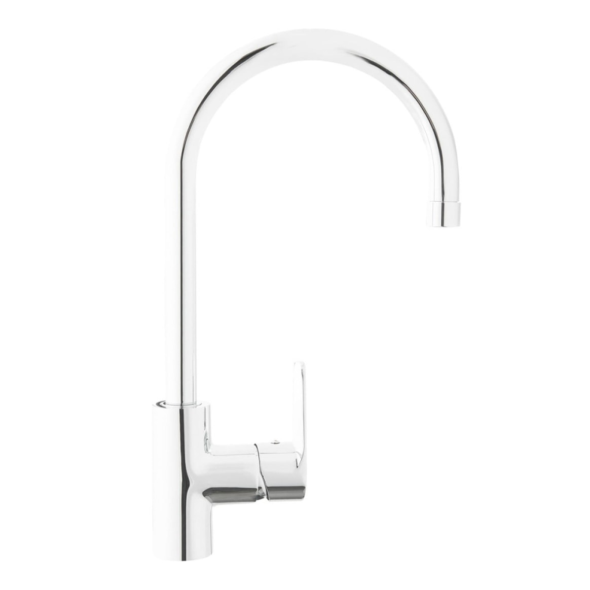 Project mitigeur monocommande col de cygne pour évier, avec bras pivotant, Chrome (SATBSPRO280)