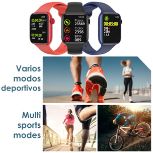 Smartwatch AW9 con corona multifunzione. Termometro, cardiofrequenzimetro, ossigeno nel sangue, chiamate bluetooth.