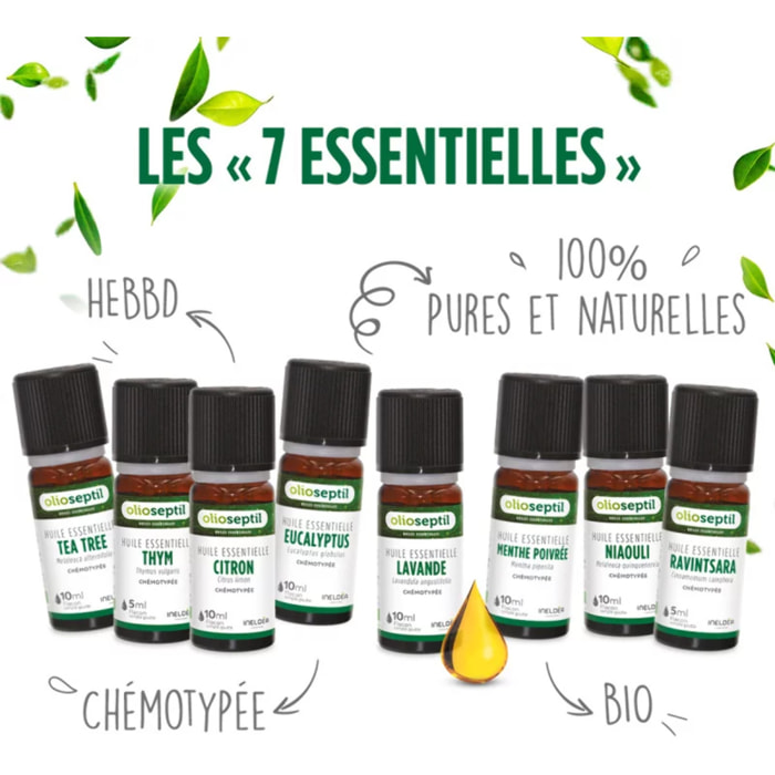 Coffret 7 Huiles "Vraiment" Essentielles