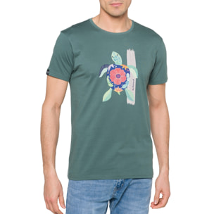 T-shirt in cotone 150 gr Rebel Hot Buttered Verde Matcha.