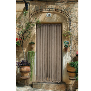 Rideau de porte en corde tressée - Ecru