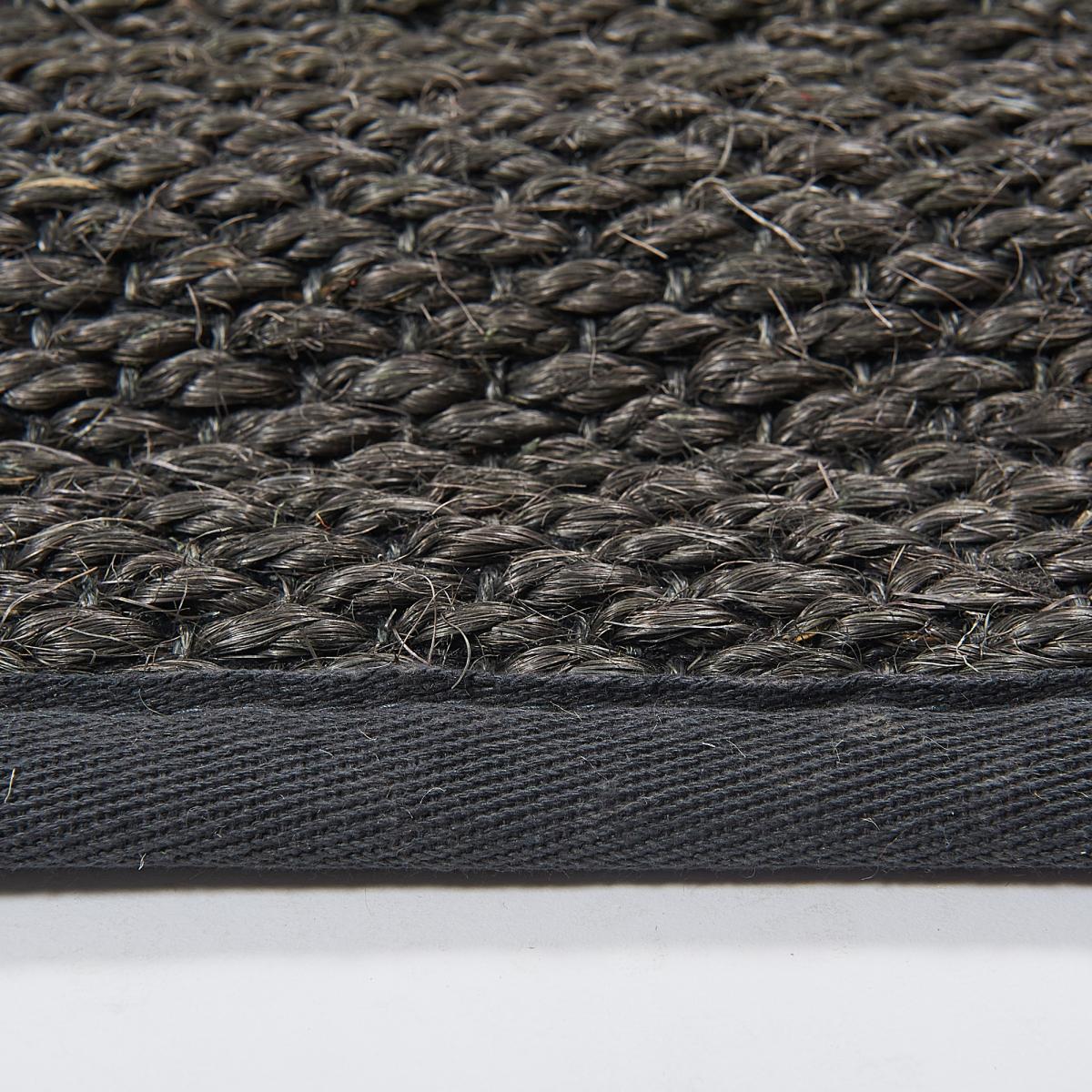 Tapis salon et chambre tissé en sisal motif uni JIBO