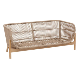 Canapé de jardin "Deona" 2 places en acacia