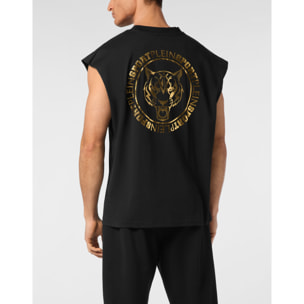 PLEIN SPORT Camiseta sin mangas con capucha  