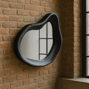 Miroir Dynamic noir Kare Design