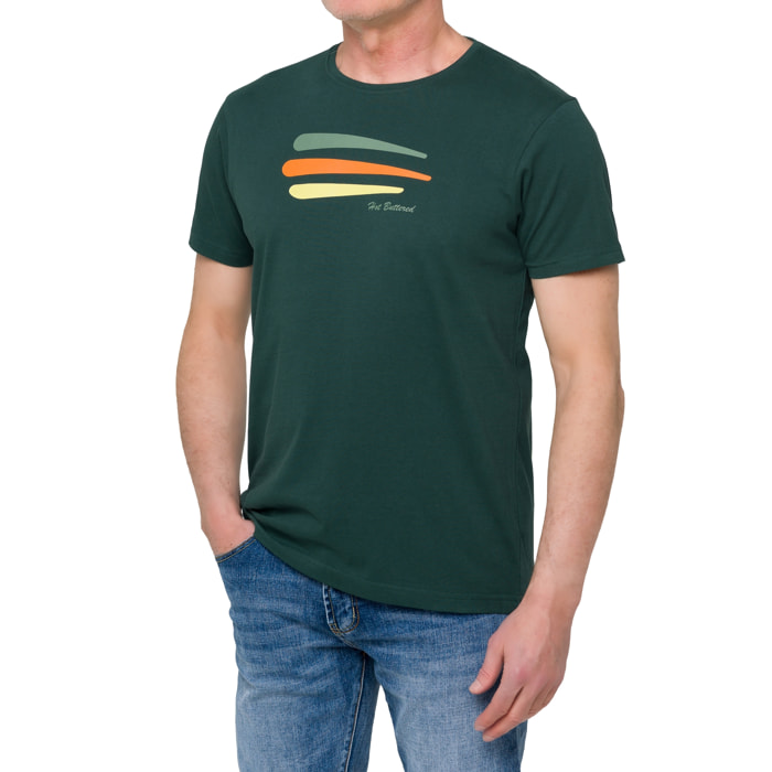 T-shirt BALIAN 100% cotone verde