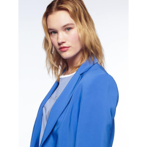 Fiorella Rubino - Blazer in tessuto stretch - Azzurro