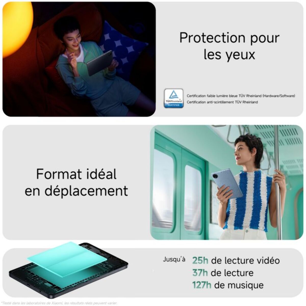 Tablette Android XIAOMI Pack Redmi Pad SE 64Go + Coque
