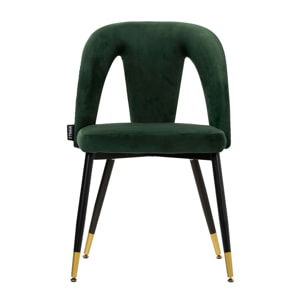 Silla Velvet Verde Stowe 49x54x78 Cm