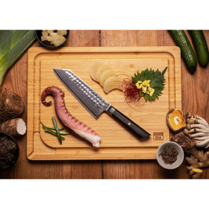 Juego Completo de 8 Cuchillos "Bunka Damascus" - Acero de Damasco