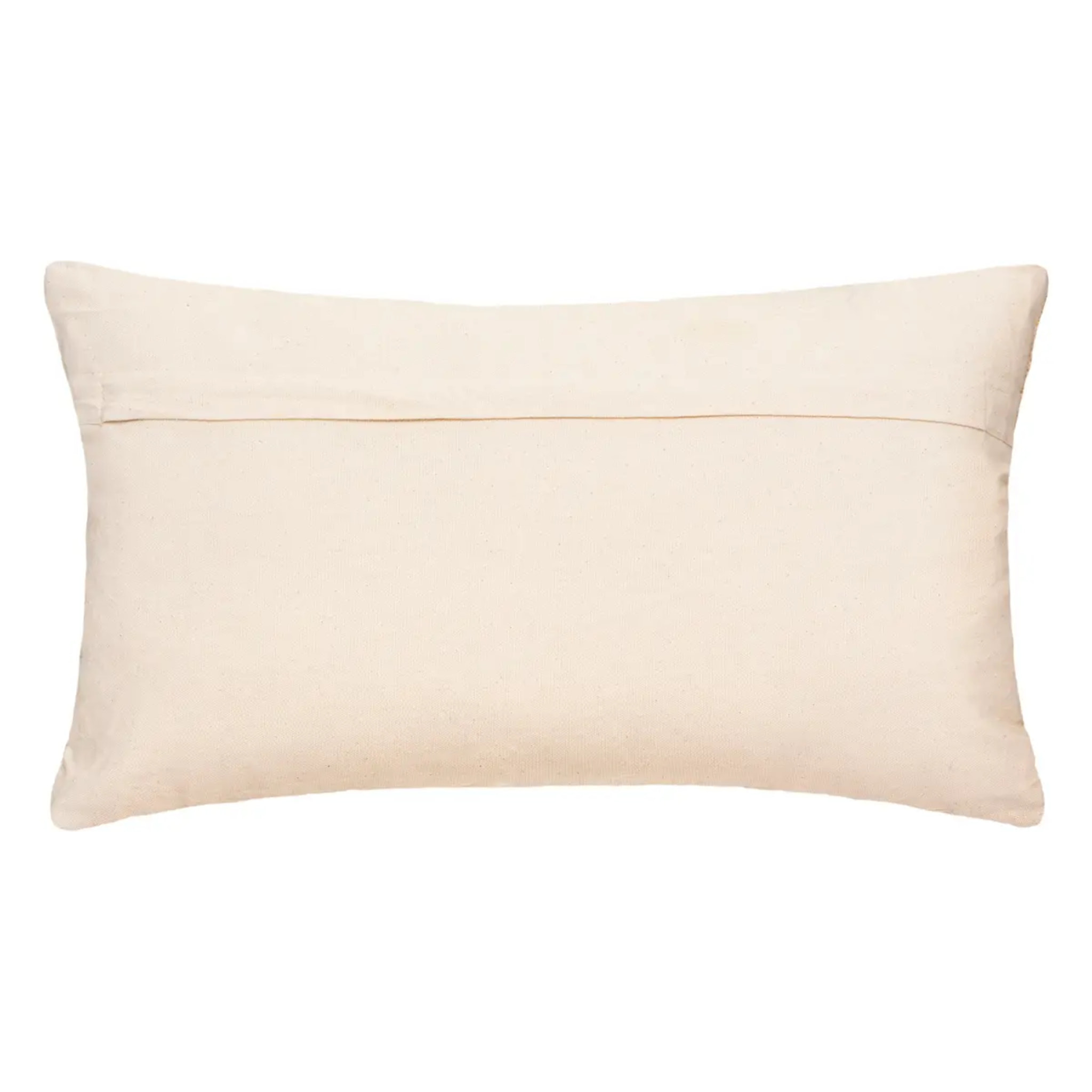 Coussin "Sable cuivré" en coton beige 30x50 cm