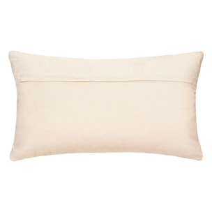 Coussin "Sable cuivré" en coton beige 30x50 cm