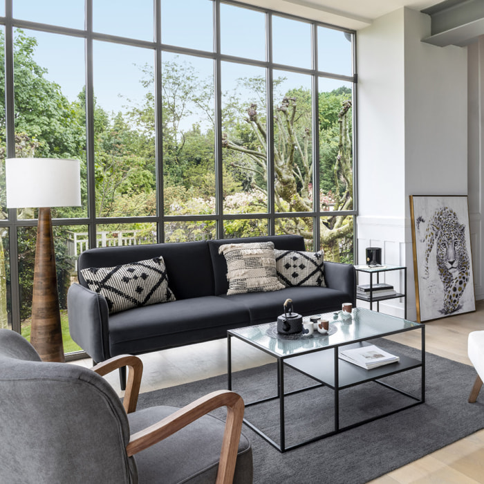 Tapis "Joanne" gris ardoise 160x230cm