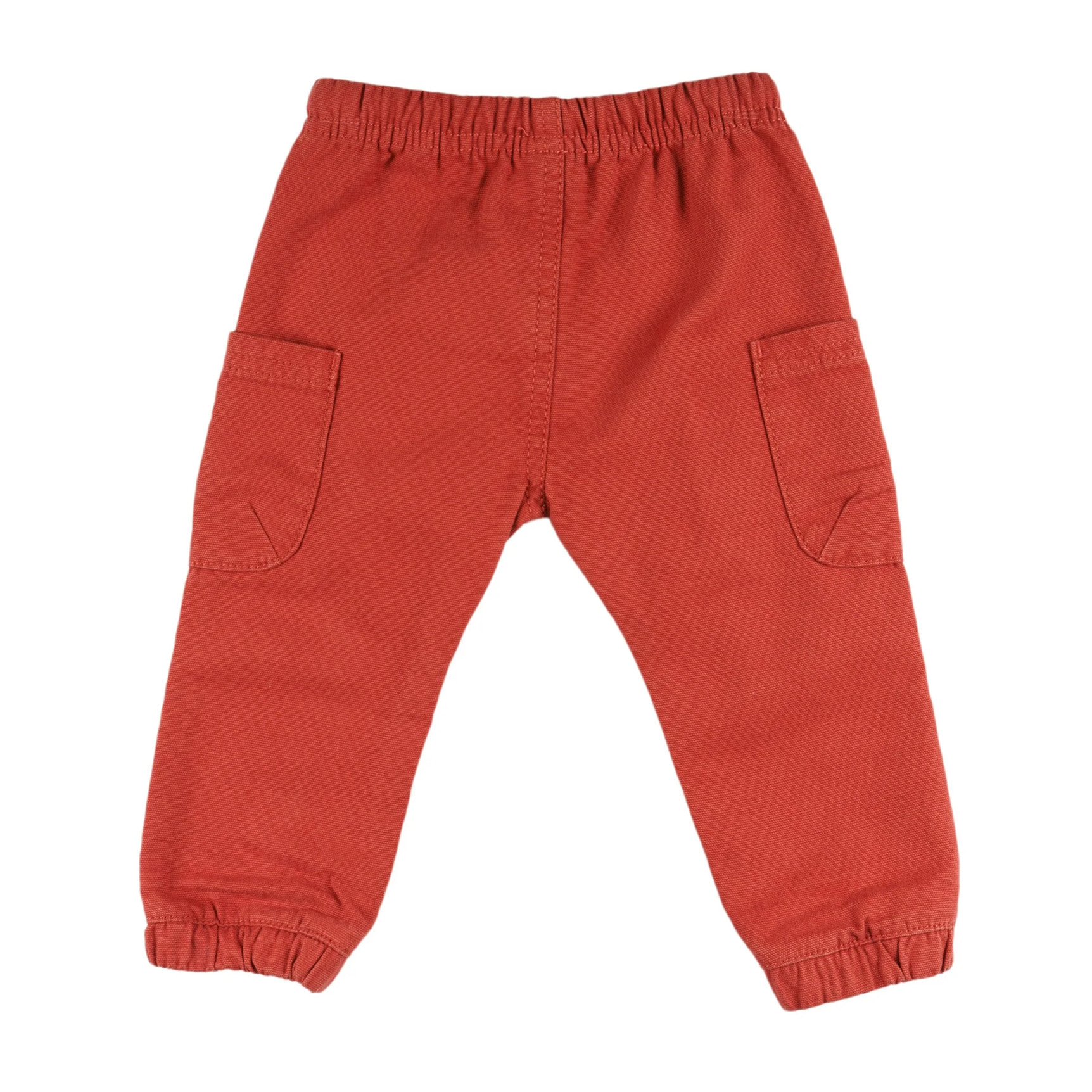 Pantaloni Da Bambino Con Tasche Arancioni