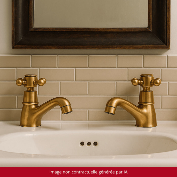 Robinet simple eau froide PAINI Tiffany Vieux Bronze