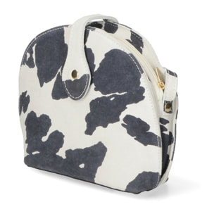 Borsa a tracolla da donna In Vera pelle Made in Italy 20x19x7 cm