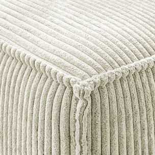 Pouf en velours côtelé - HARPER