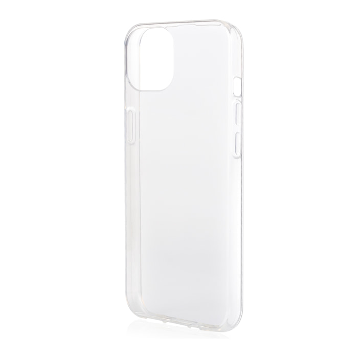 Custodia Slim Crystal Clear in TPU trasparente per iPhone 13.