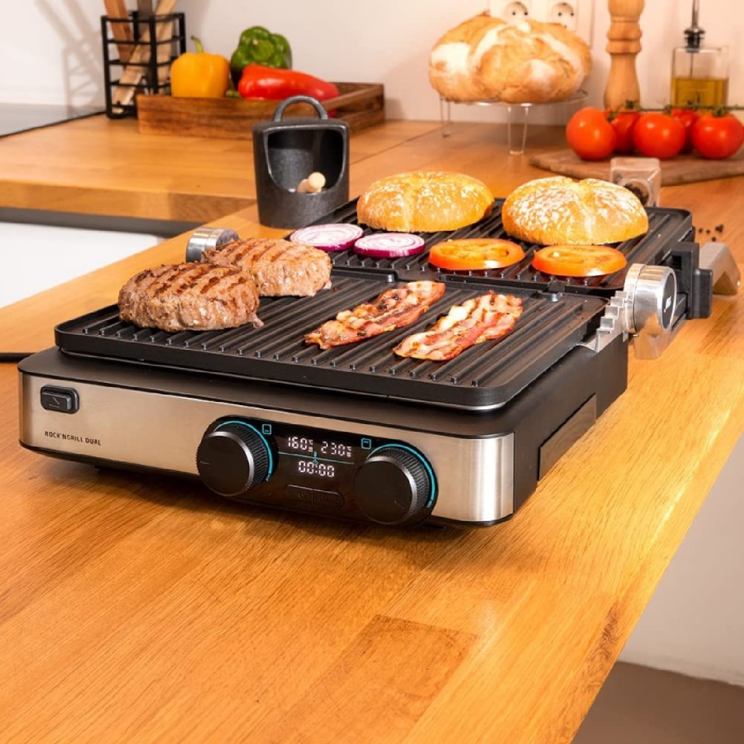 Griglie elettriche Rock'nGrill Dual Cecotec