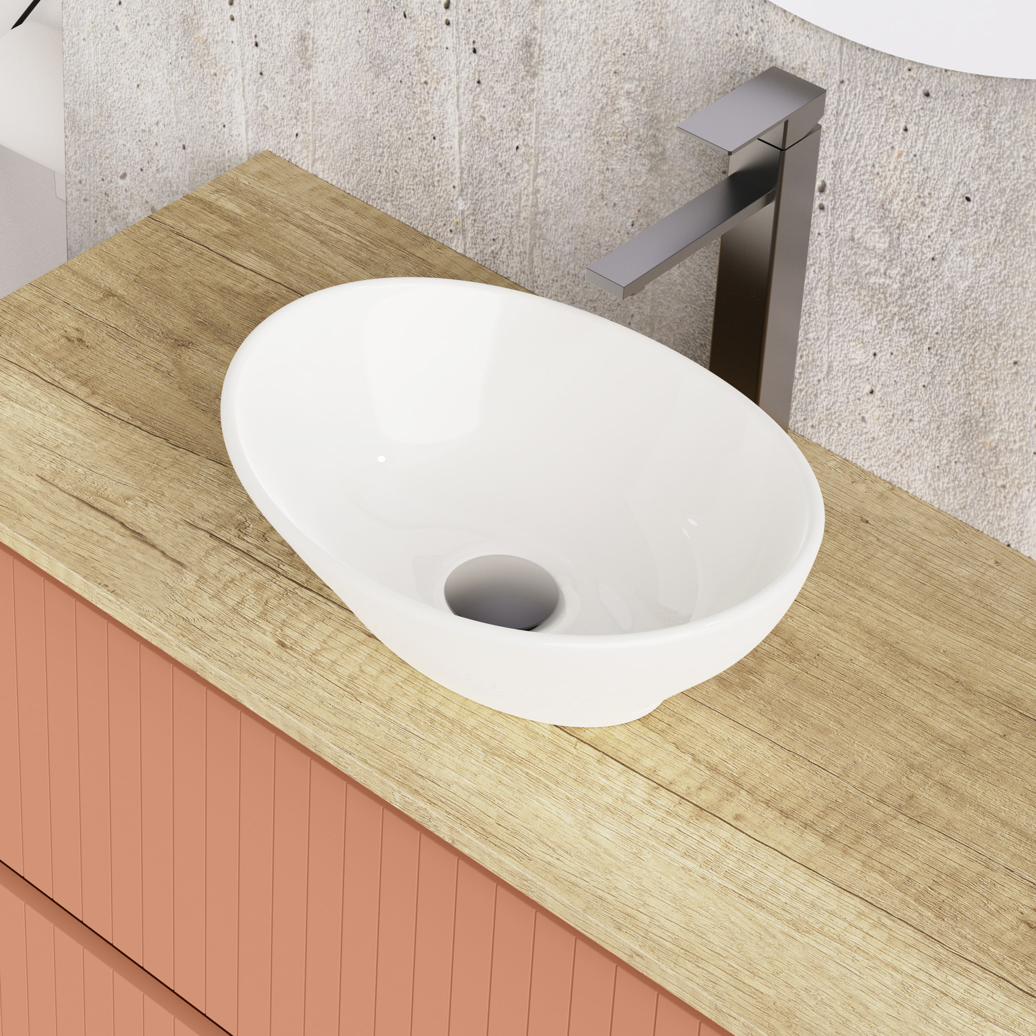 Conjunto de baño Hali Alday, 100 cm, Coral