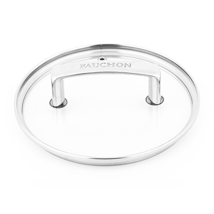 Couvercle   en verre et en aluminium SIGNATURE