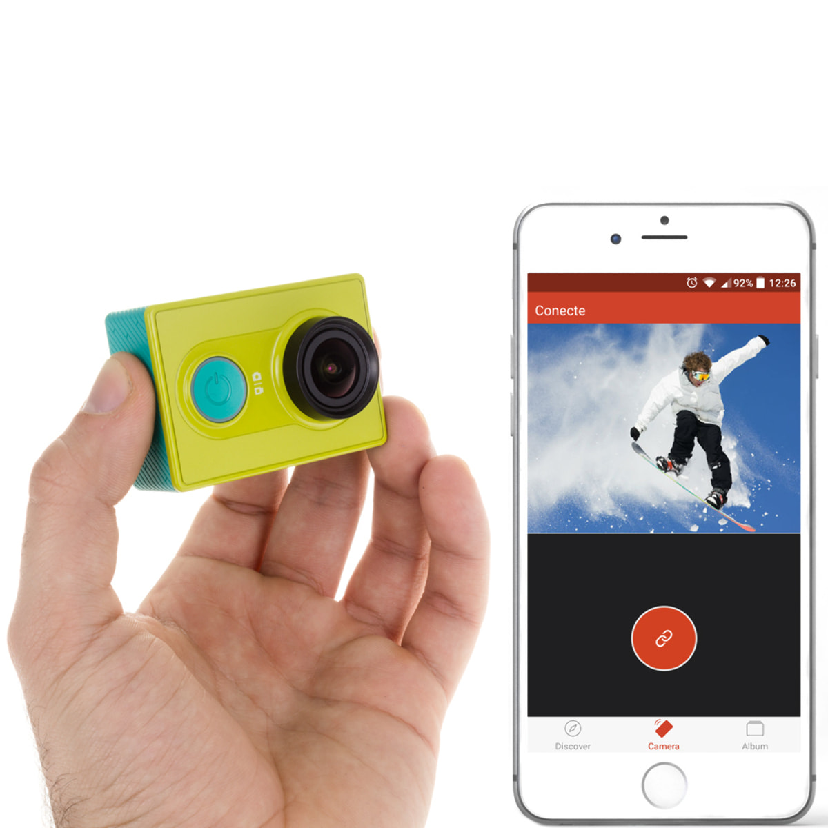 DAM XIAOMI WIFI TELECAMERA SPORTIVA 6x2x4 Cm. Colore verde