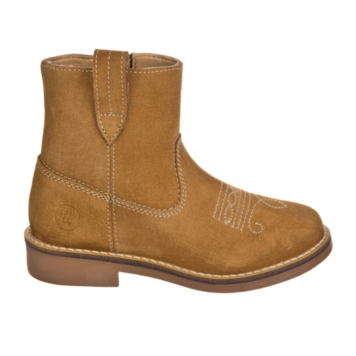 Bota campera en piel