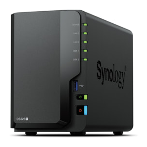 Synology DS225+ – NAS Desktop 2 baies – Processeur Dual-Core – Compact & Performant