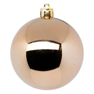 Kit de 18 Boules de Noël beige