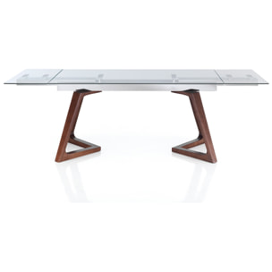 TOMASUCCI tavolo allungabile STARK Transparente