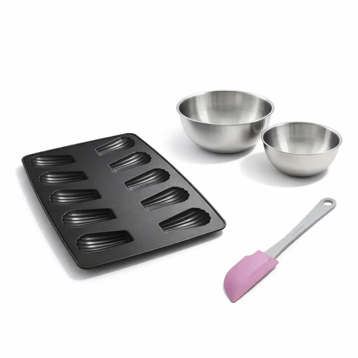 Set de 4 ustensiles de pâtisserie moule à gâteaux bols et spatule Spécial crountries Spécial crountries Zenker  Spécial crountries