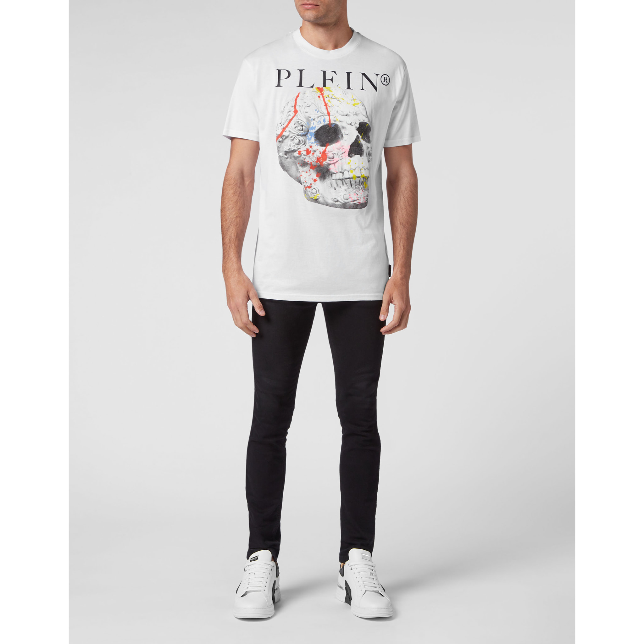 PHILIPP PLEIN Camiseta Cuello Redondo SKULL