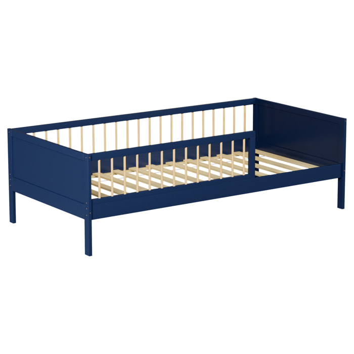 Lit pour enfant 190x90cm bleu foncé ADAM