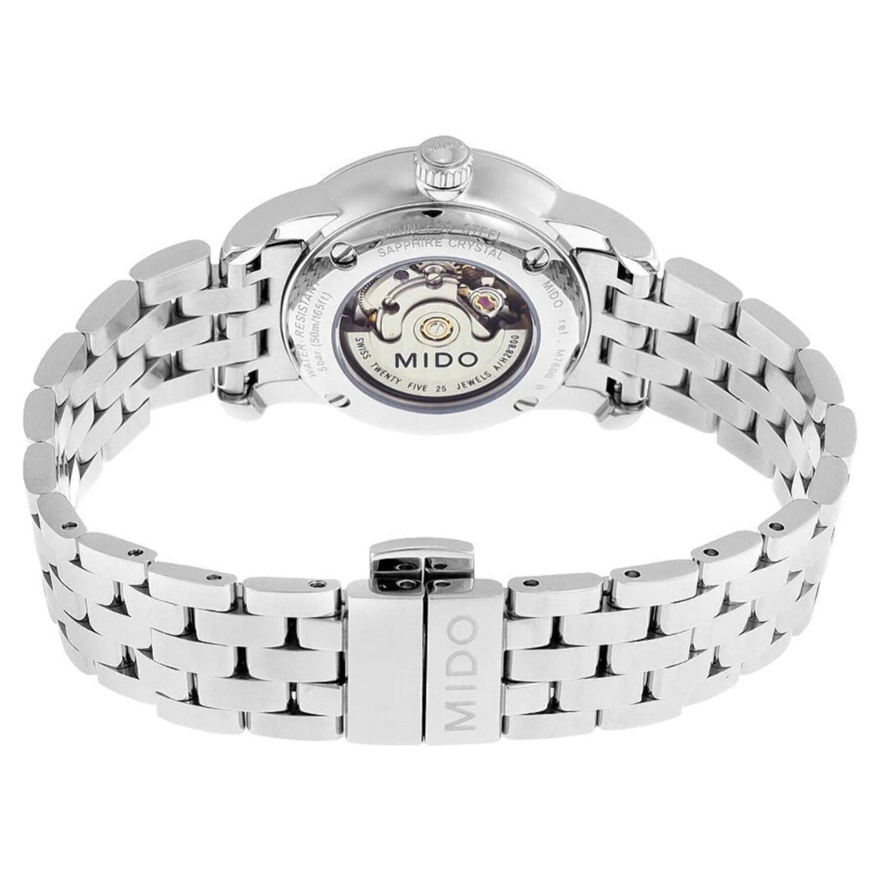 Reloj Mido M76004761 Mujer Analogico Automatico con Correa de Acero inoxidable