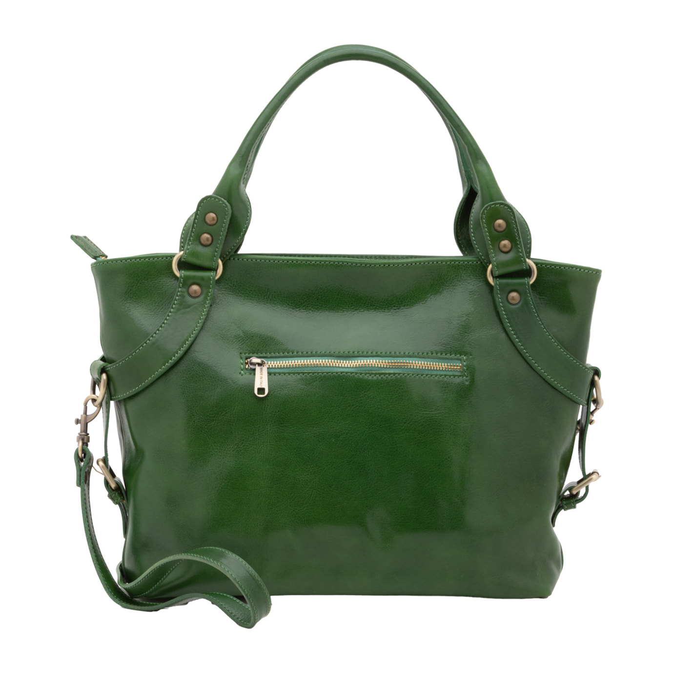 Borsa a mano  da donna In Vera pelle Made in Italy 43x28x12 cm