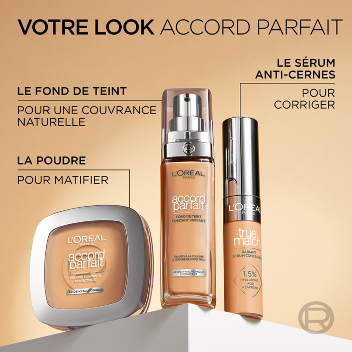 L'Oréal Paris Accord Parfait Fond de Teint Fluide 2D Amande Dorée 30ml