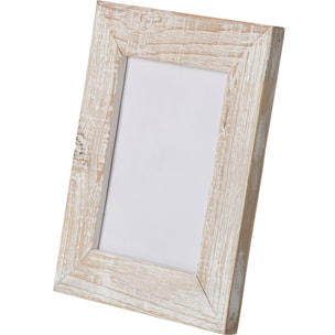 J-Line Cadre photo - bois - blanc cassé - large