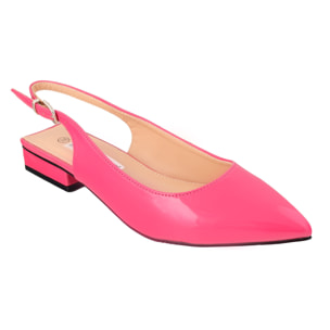 Ballerine slingback verniciate