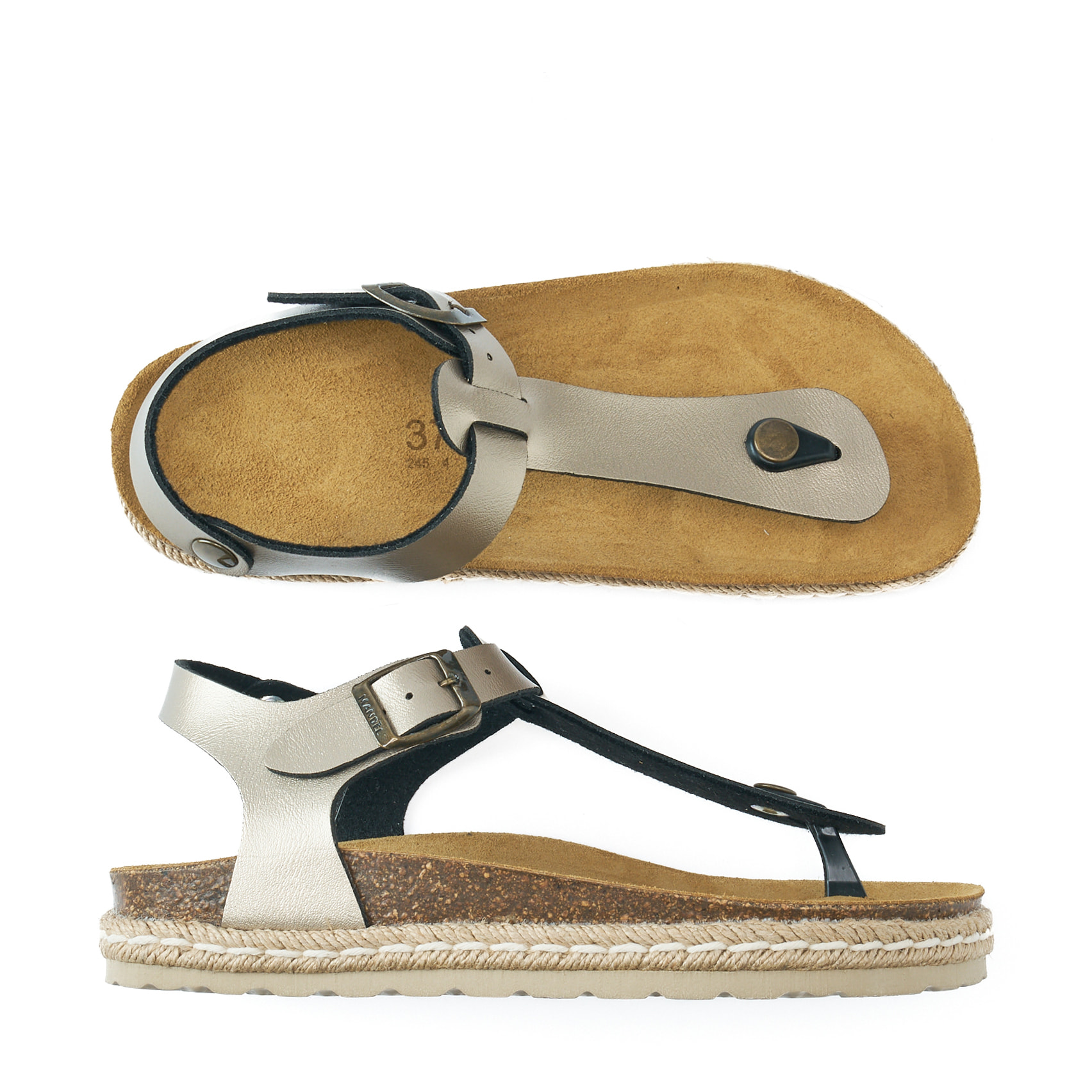 Sandalo Mandèl Dorato