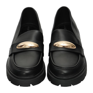 Mocassini con accessorio - tacco 4,0 cm