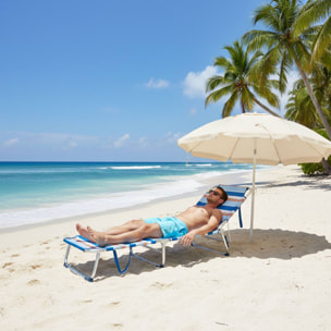 Well Home Cama de camping 187x57x29cm aluminio y poliéster 600D hasta 110kg