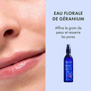 Eau Florale de Géranium Bio - Affine le Grain de Peau 200 ml