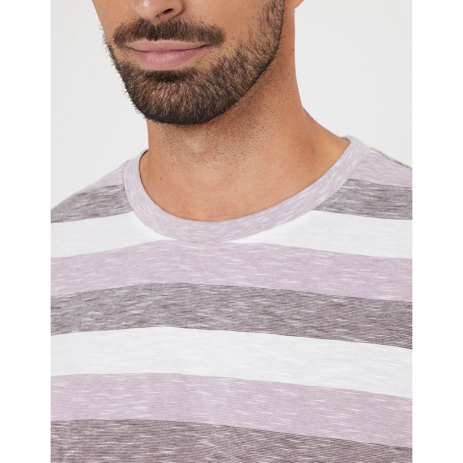 Camiseta Manga Corta Algodón Morado - Galizury