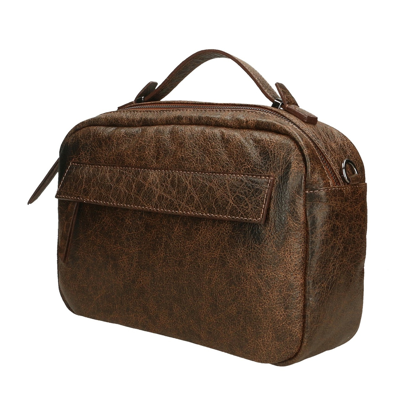 Borsa a mano unisex Modello Avelon - Vera Pelle - 20.0 x 29.0 x 9.0 cm