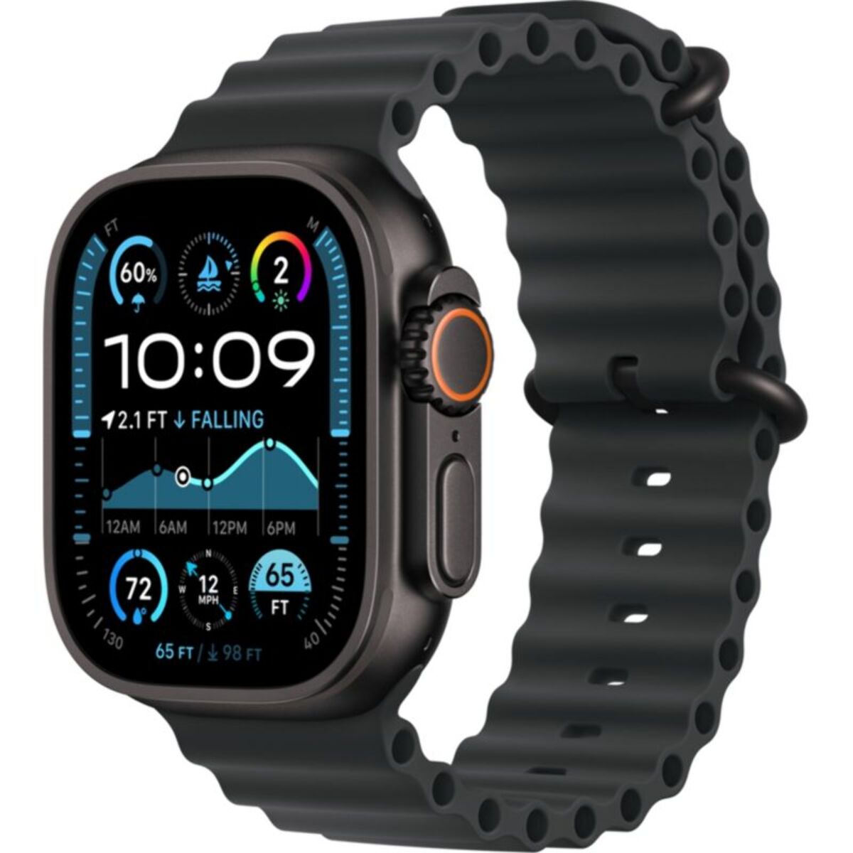 Montre connectée APPLE WATCH Ultra 2 49mm Noir / Noir Océan Cellular